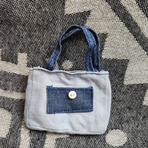 2005 Miami Getaway Chelsea Mattel My Scene Doll Blue Denim Tote Bag Purse - Picture 1 of 13